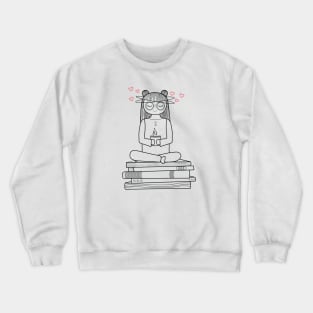 Book Lover  Art Crewneck Sweatshirt